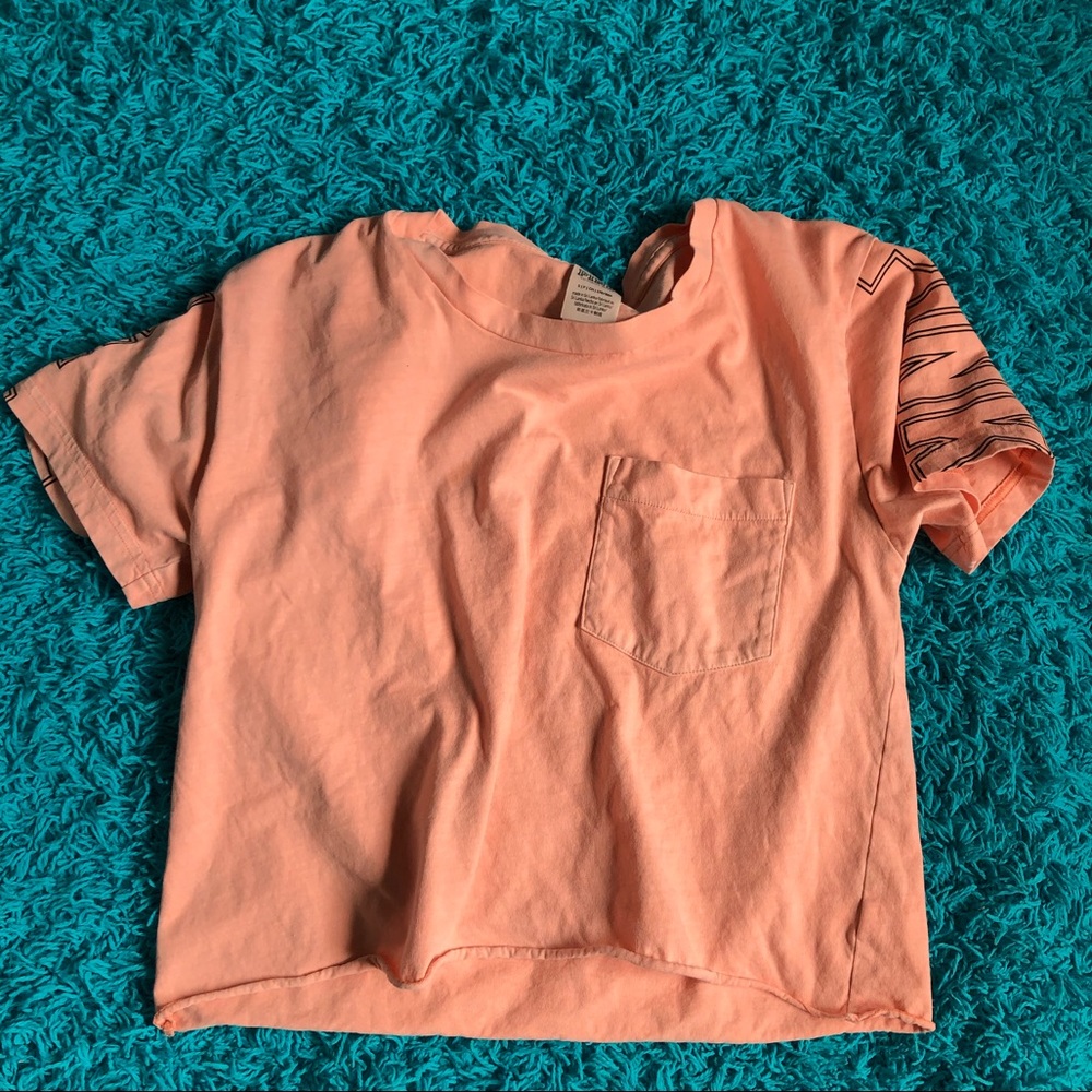 A Cropped top from pink